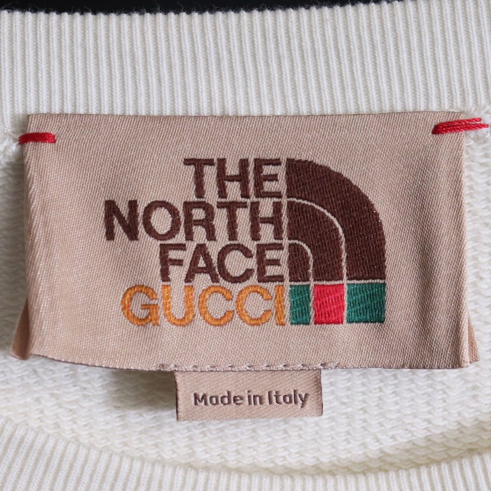 GUCCI × THE NORTH FACE コラボコットンロゴスウェット トレーナー S