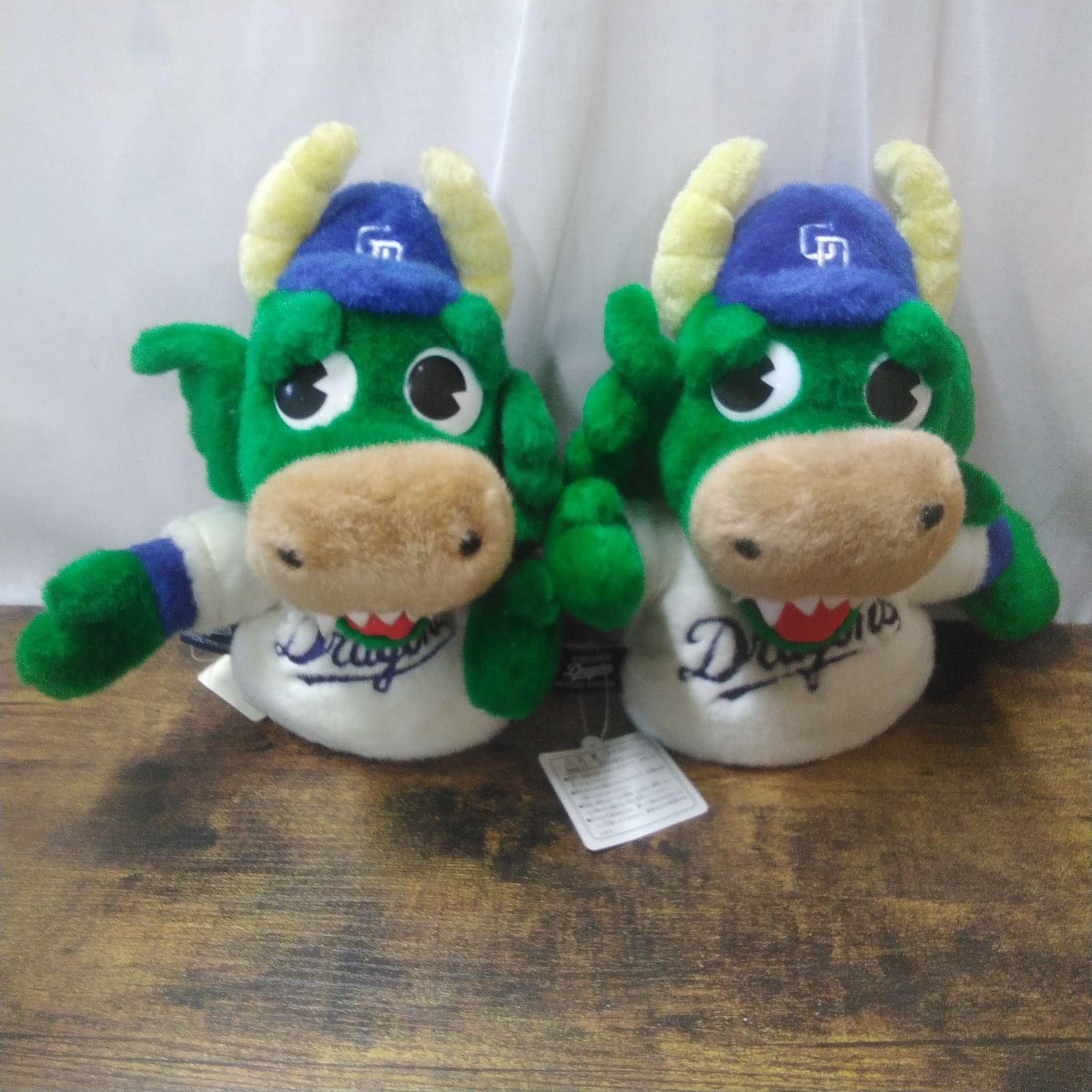 中日ドラゴンズ オフィシャル・ファンクラブ ぬいぐるみ、パペット×2