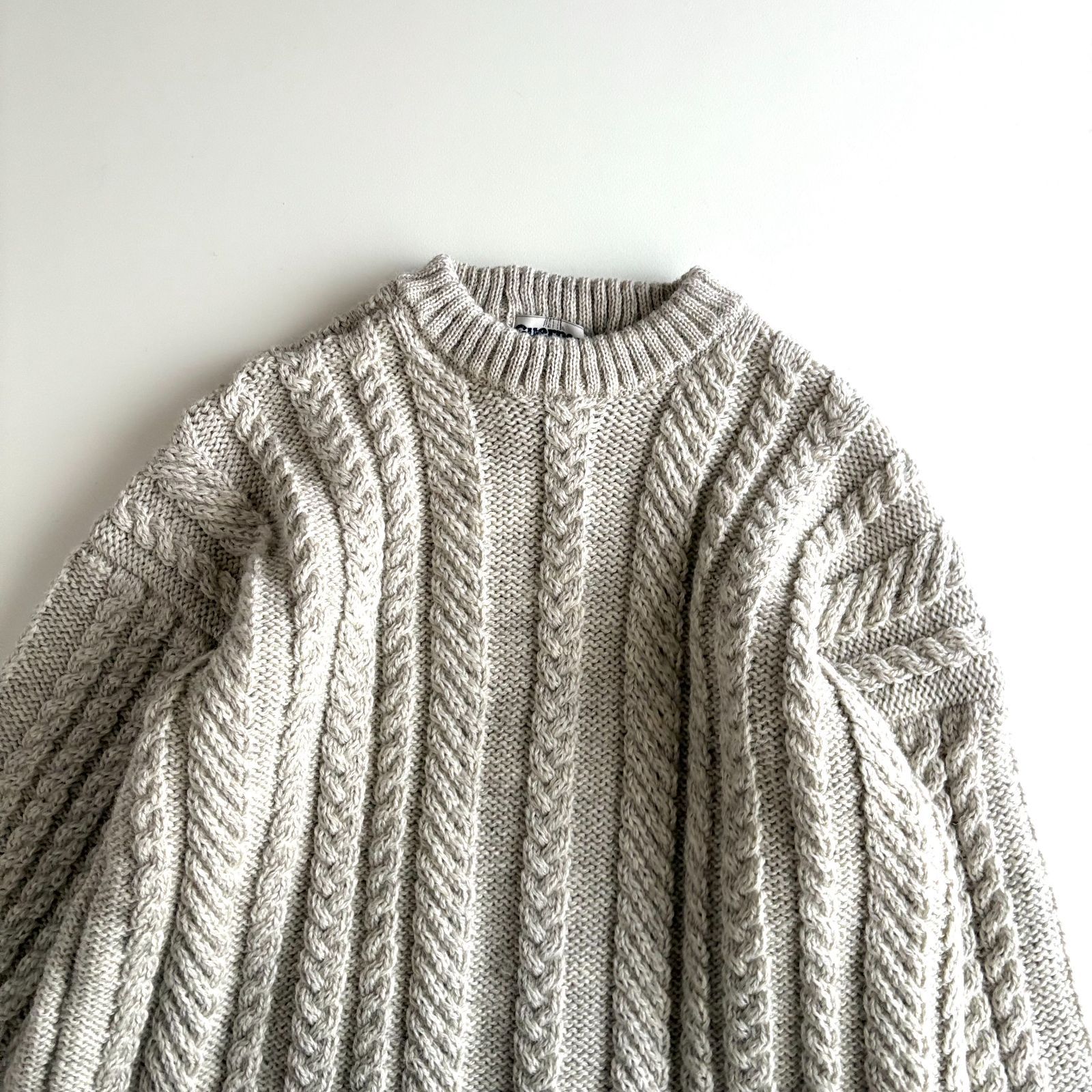 美品 / Guernsey Woollens ガンジーウーレンズ / 英国製 ウール100 