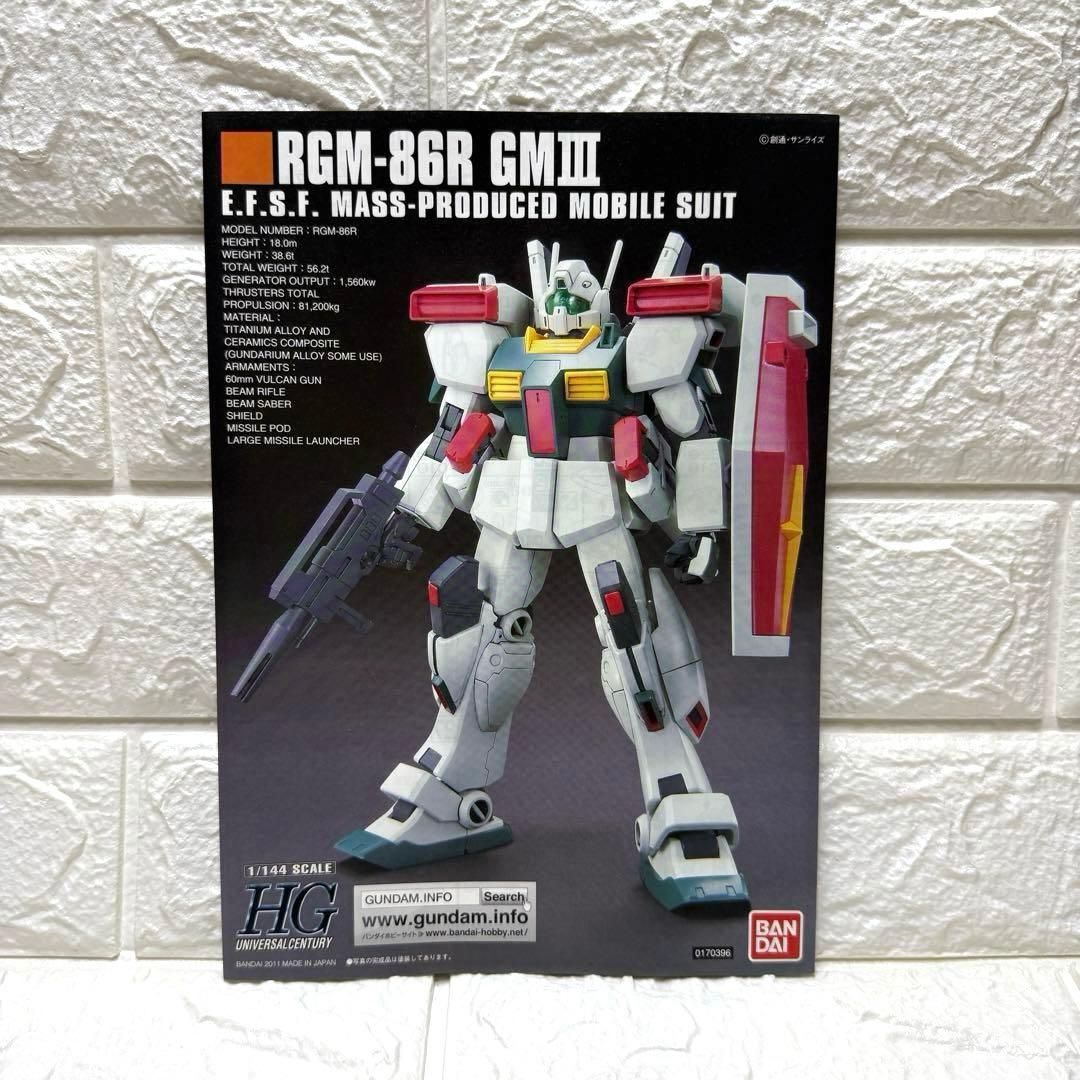 RGM-86R GMⅢ HG 1/144「ジムⅢ」ガンプラ BANDAI - メルカリ