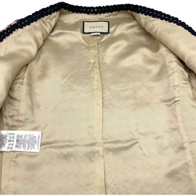  グッチ GUCCI GGジャガードツイードジャケット 610060 アイボリー ツイード レディース ノー ジャケット その他 ジャケット アウター