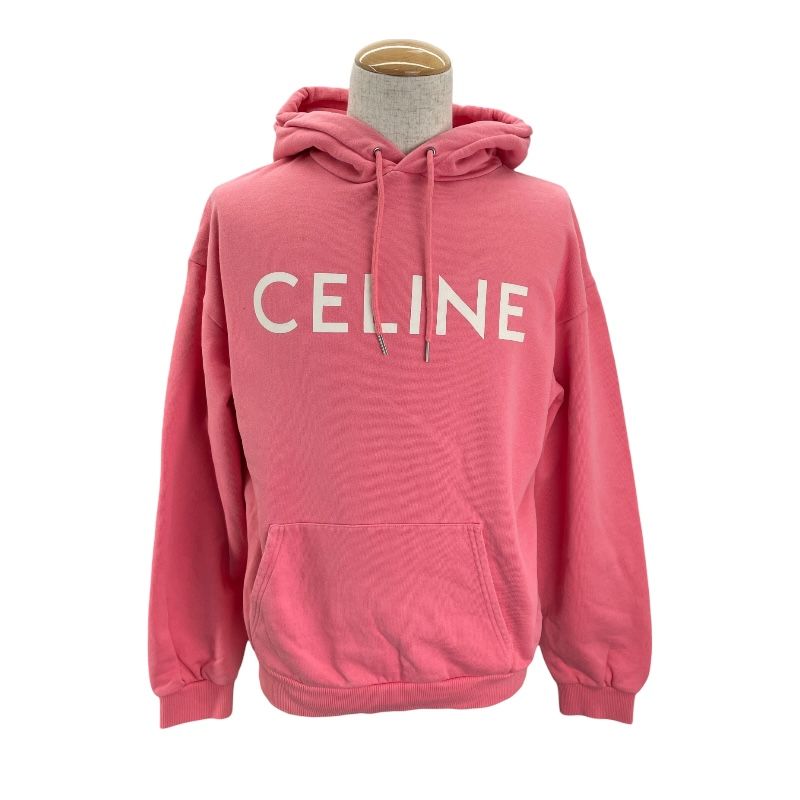 セリーヌ CELINE ロゴプリントルーズフーディーパーカー 2Y321670Q 