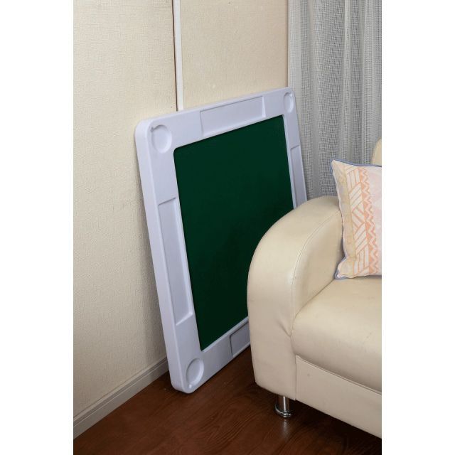 折りたたみ式高さ調節麻雀テーブル 雀卓 ホワイト ブラウン 2色 座卓