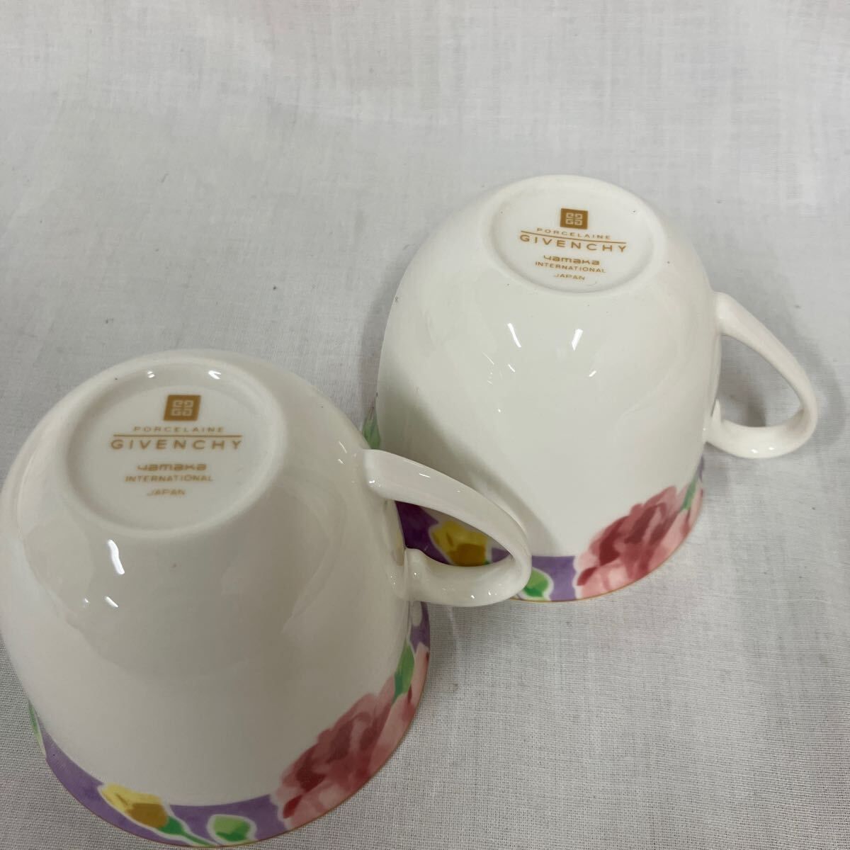 GIVENCHY/ジバンシー/YAMAKA/カップ&ソーサー/2客セット/長期保管品