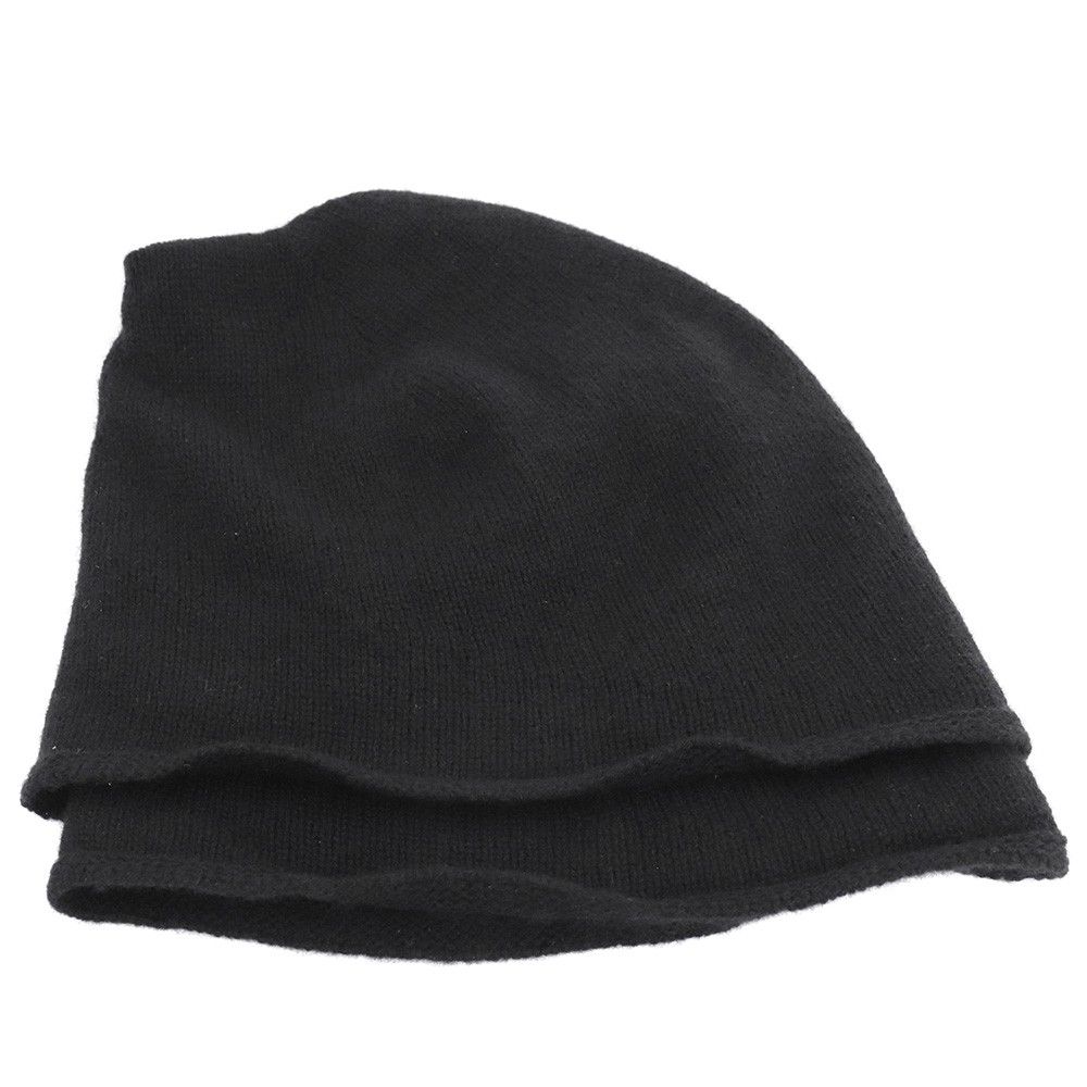 DEVOA Knit cap double layer ブラック