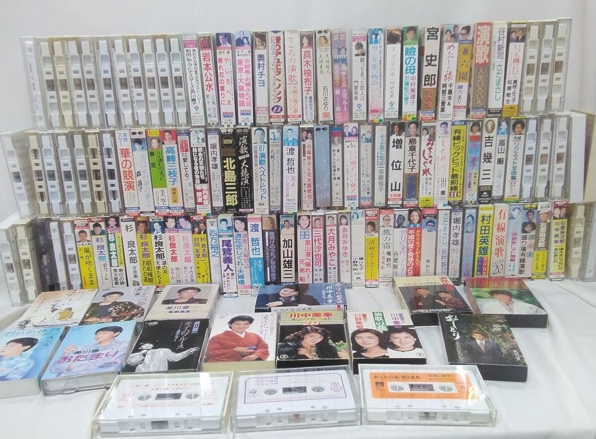 演歌 カセットテープ まとめ売り 約130個 P657 - メルカリ