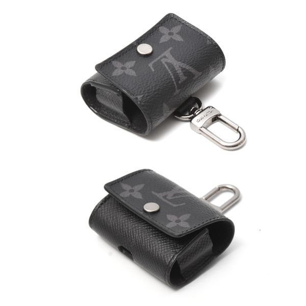 ルイヴィトン LVイヤホンポーチ イヤホンケース モノグラムエクリプス