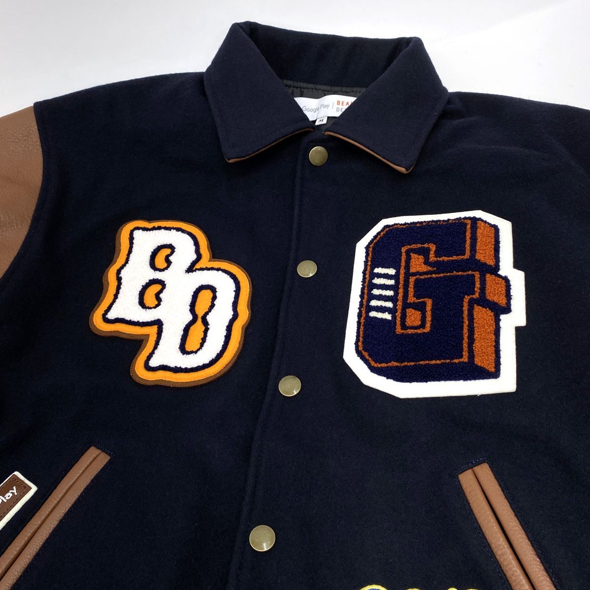 BEAMS DESIGN ビームス Googleplay オリジナルバーシティジャケット