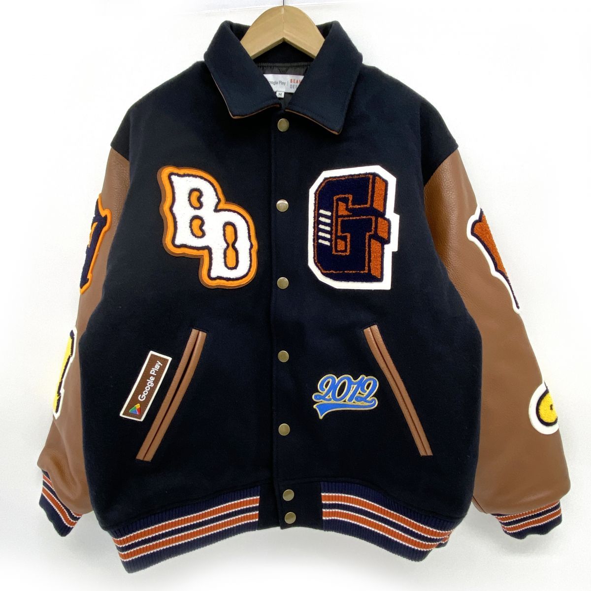 BEAMS DESIGN ビームス Googleplay オリジナルバーシティジャケット
