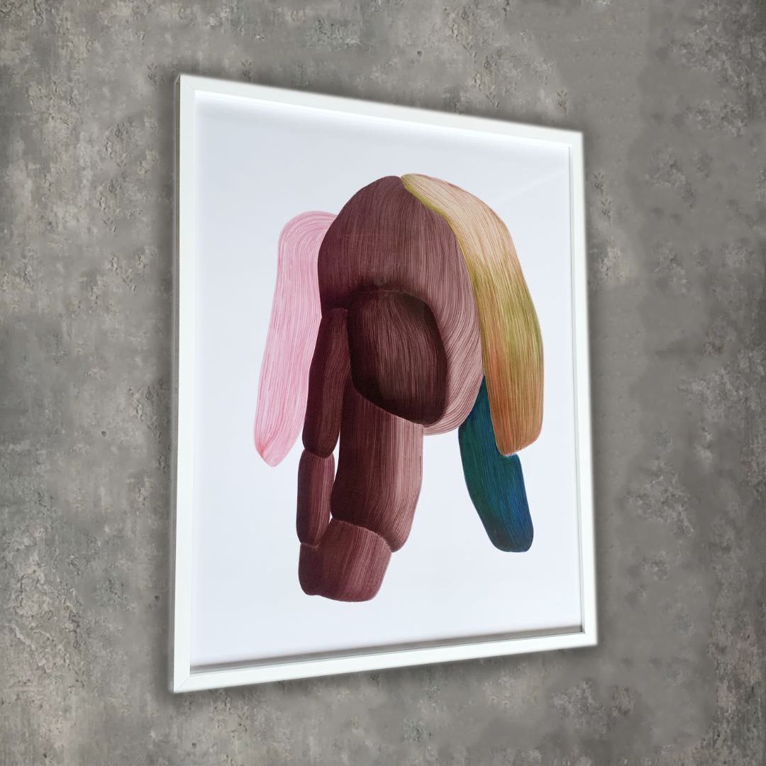 ホワイトフレーム額装 ロナン・ブルレック Drawing24 ポスター ホワイトフレーム額装 ロナン・ブルレック Drawing24 ポスター