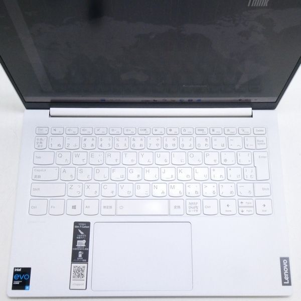 白カーボン Lenovo Yoga Slim 750 i Carbon 82 EV Core 7 1165 G 8 GB M 2 NVMe Win 11 WiFi 6 WEBカメラ 13 3型 WQXGA
