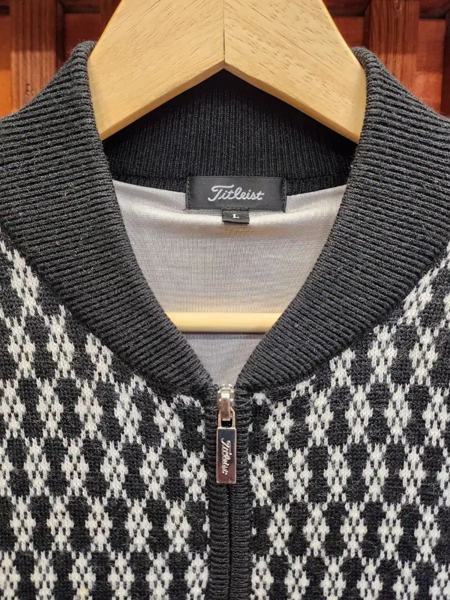 Titleist タイトリスト ダイアパータン ニット ジップアップ