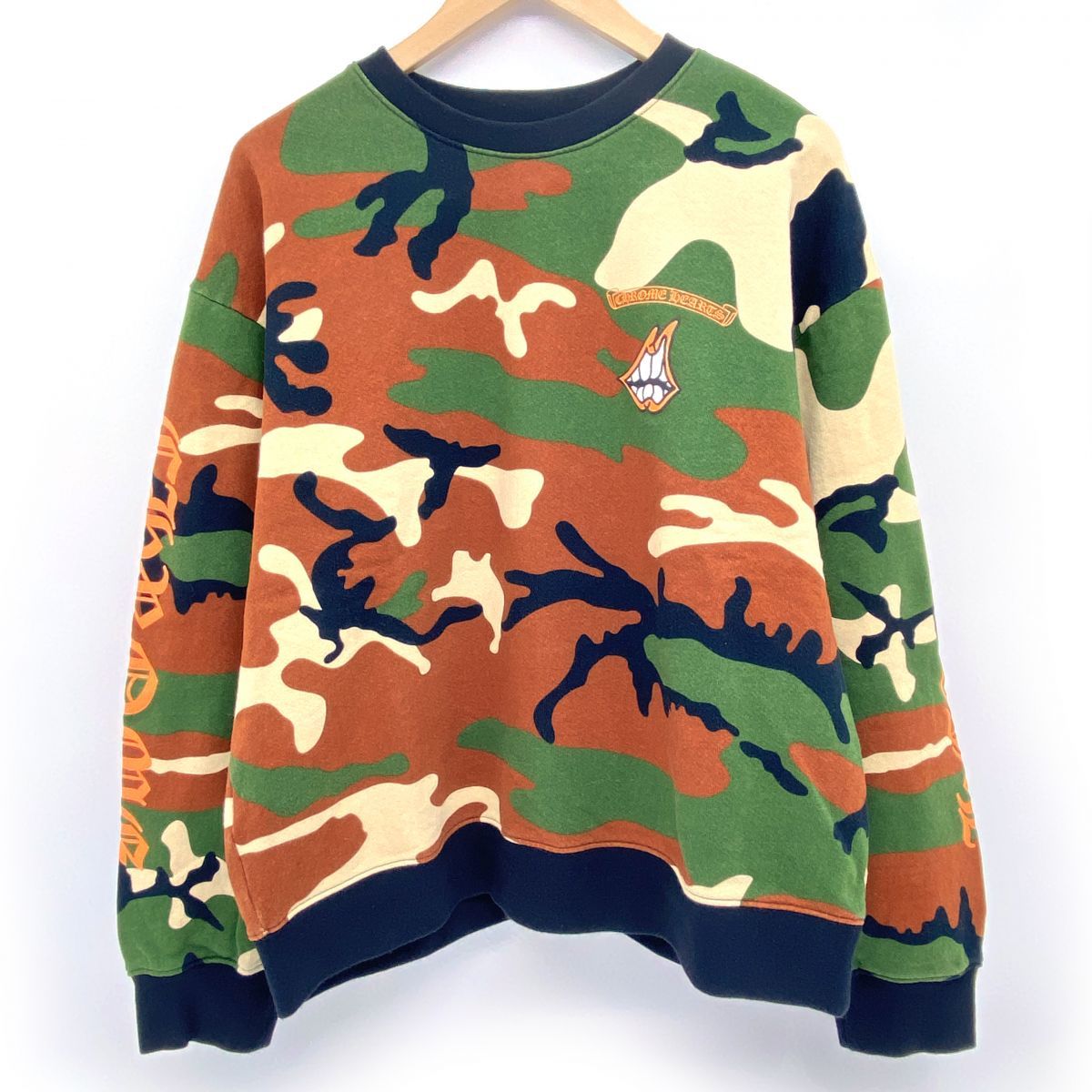 CHROME HEARTS×MATTY BOY クロムハーツ PPO CAUTION SWTSHRT カモフラ