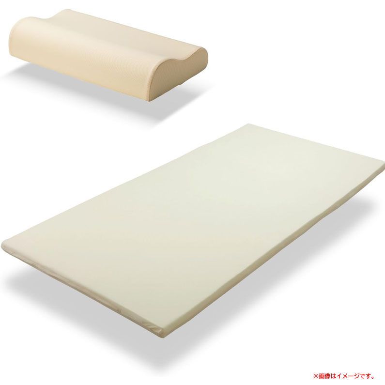 E 0376◆♥ トゥルースリーパー ム セミダブル ネックフィットピローセット 低反発 日本製 寝具 マットレス マット 厚さ5 cm オーバーレイマットレス トッパー Shop Japan ショップジャパン True Sleeper