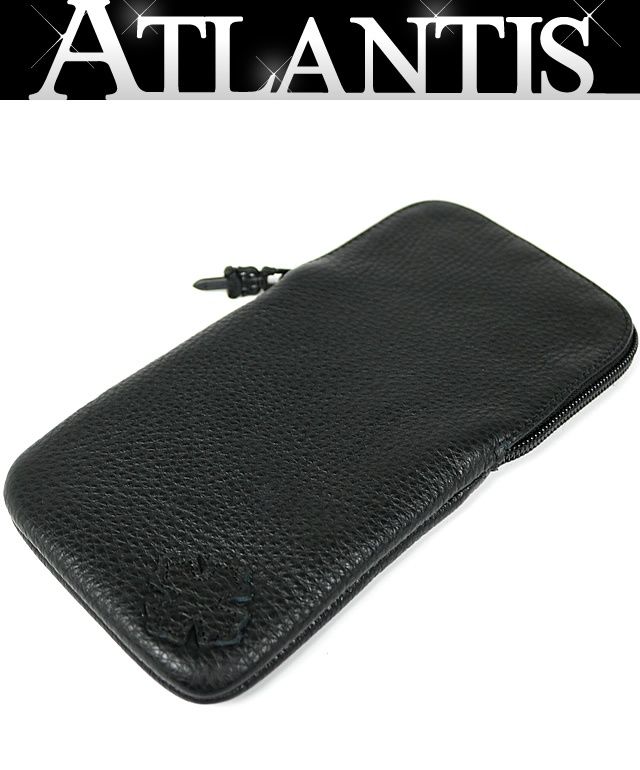 CHROME HEARTS クロムハーツ アイウェアケース ダガージップ クロスパッチ ソフトケース 眼鏡ケース 黒 101247