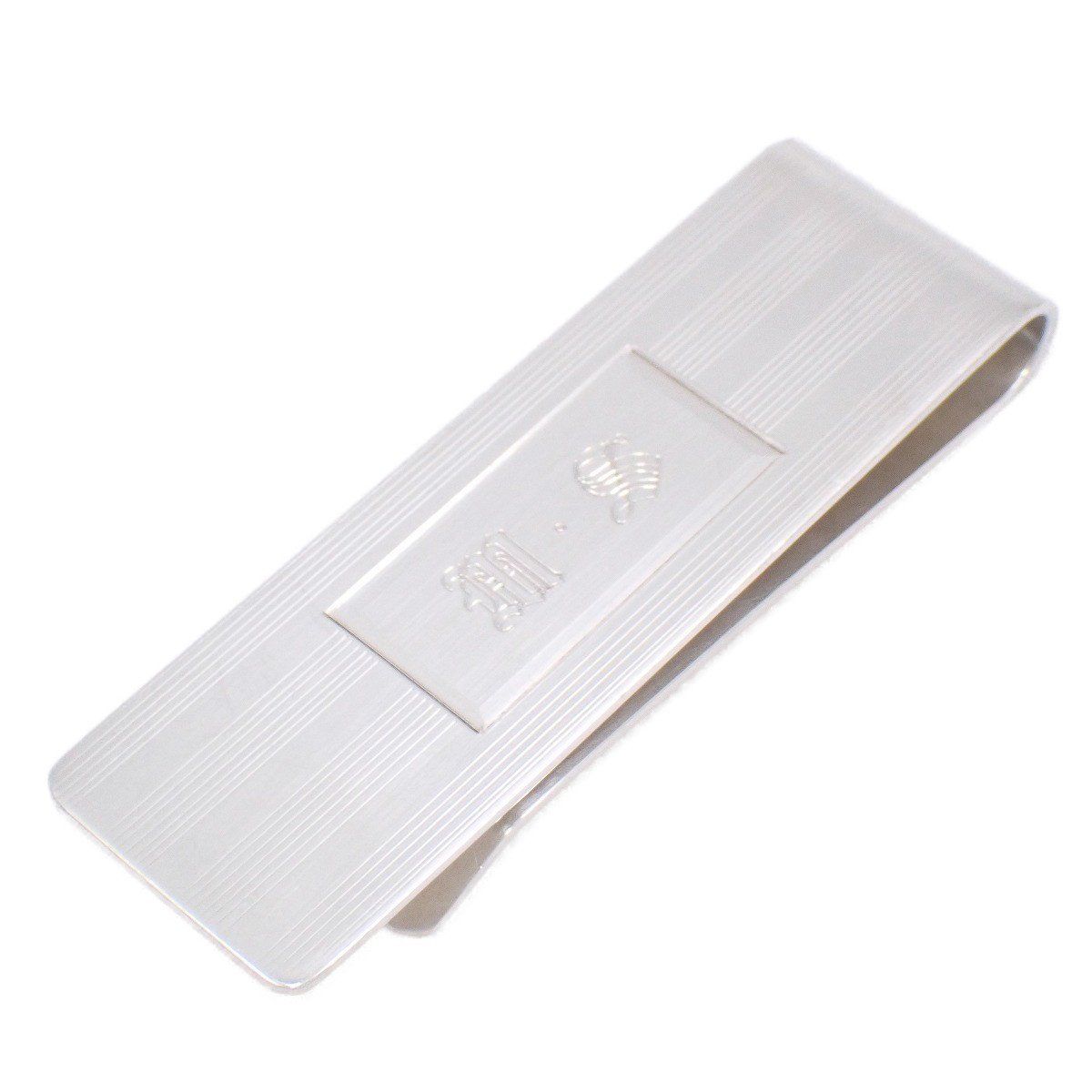 TIFFANY＆Co. ティファニー ストライプ柄 マネークリップ シルバー925