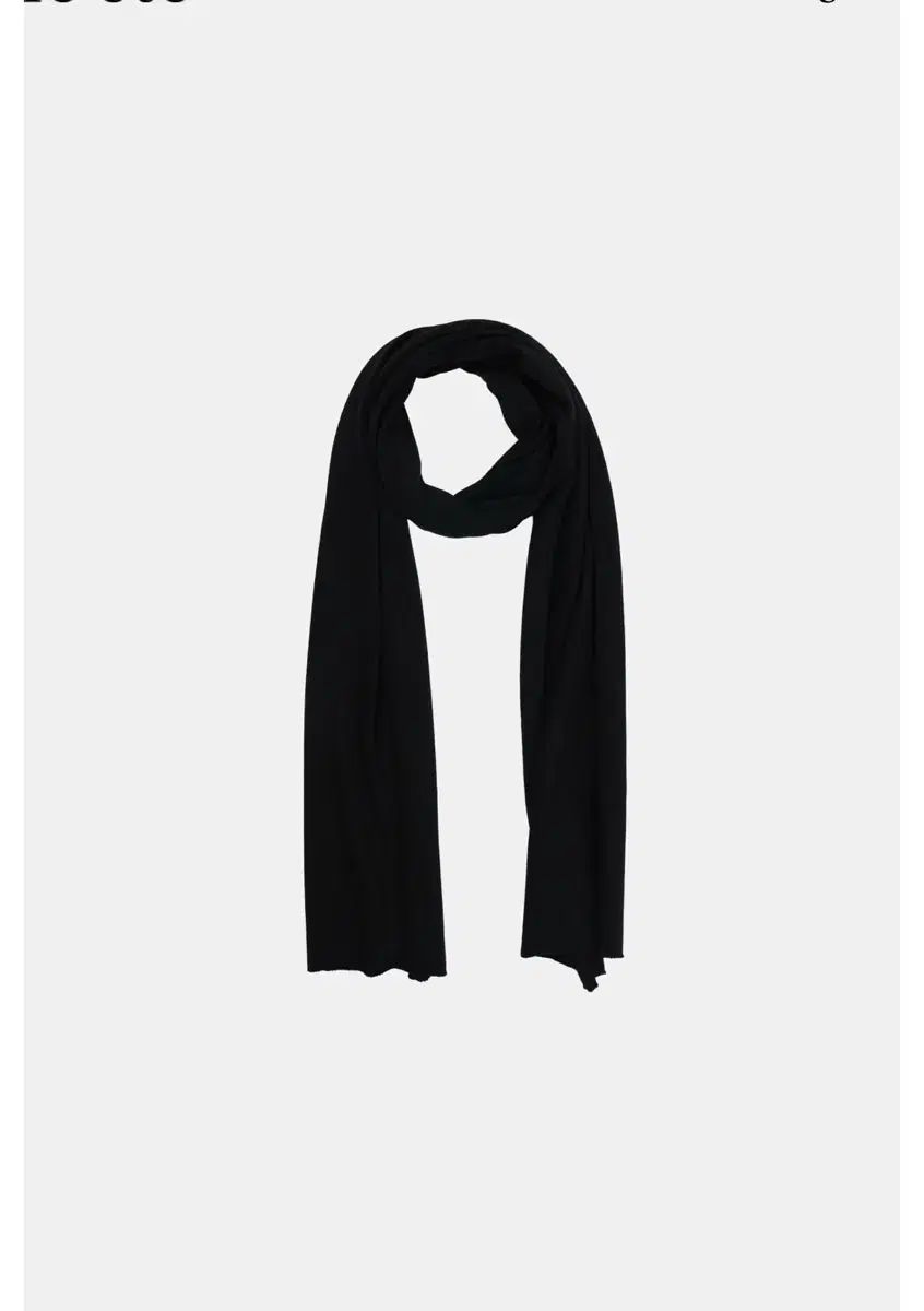 ルエテ le ete マフラー pure wool muffler ブラック