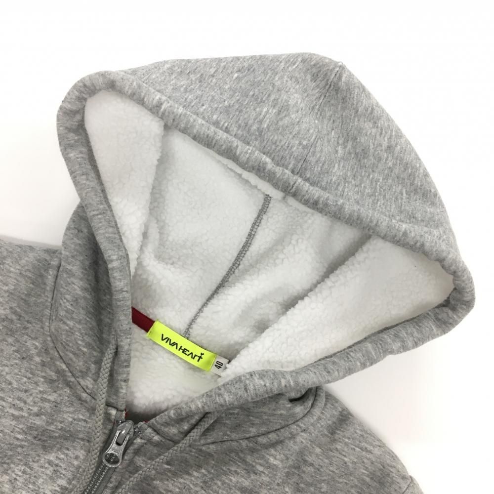 超美品】ビバハート×トムとジェリー ジップパーカー 杢グレー 裏起毛