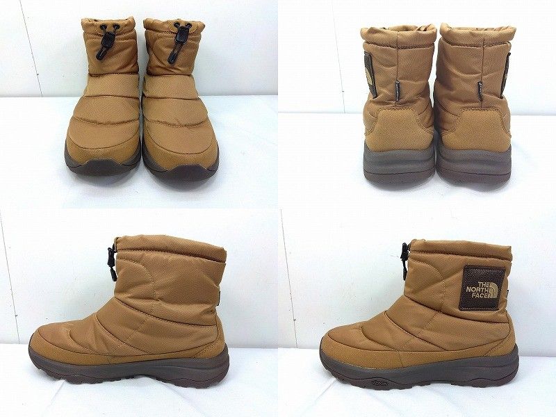 s 25 g A 835 k THE NORTH FACE ノースフェイス Nuptse Bootie ヌプシブーティ ウォータープルーフ ロゴショート スノーブーツ NF 52280 26 0 cm 箱なし