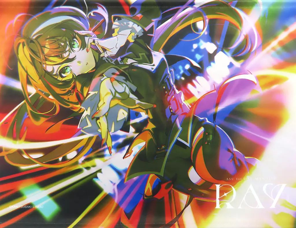 【中古】タペストリー 明透1stキービジュアル＆アーティスト写真 リバーシブル タペストリー 「KAMITSUBAKI STUDIO 明透 1st ONE-MAN LIVE RAY」 グッズ付きチケット SPECIAL. ver特典