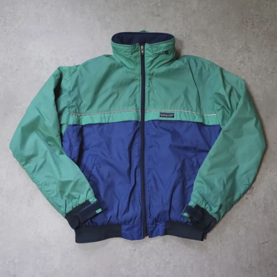 Patagonia 90's ツートーン セーリングジャケット ヴィンテージ 希少】Patagonia セーリングジャケット フーディ付き 90s 00s - メルカリ