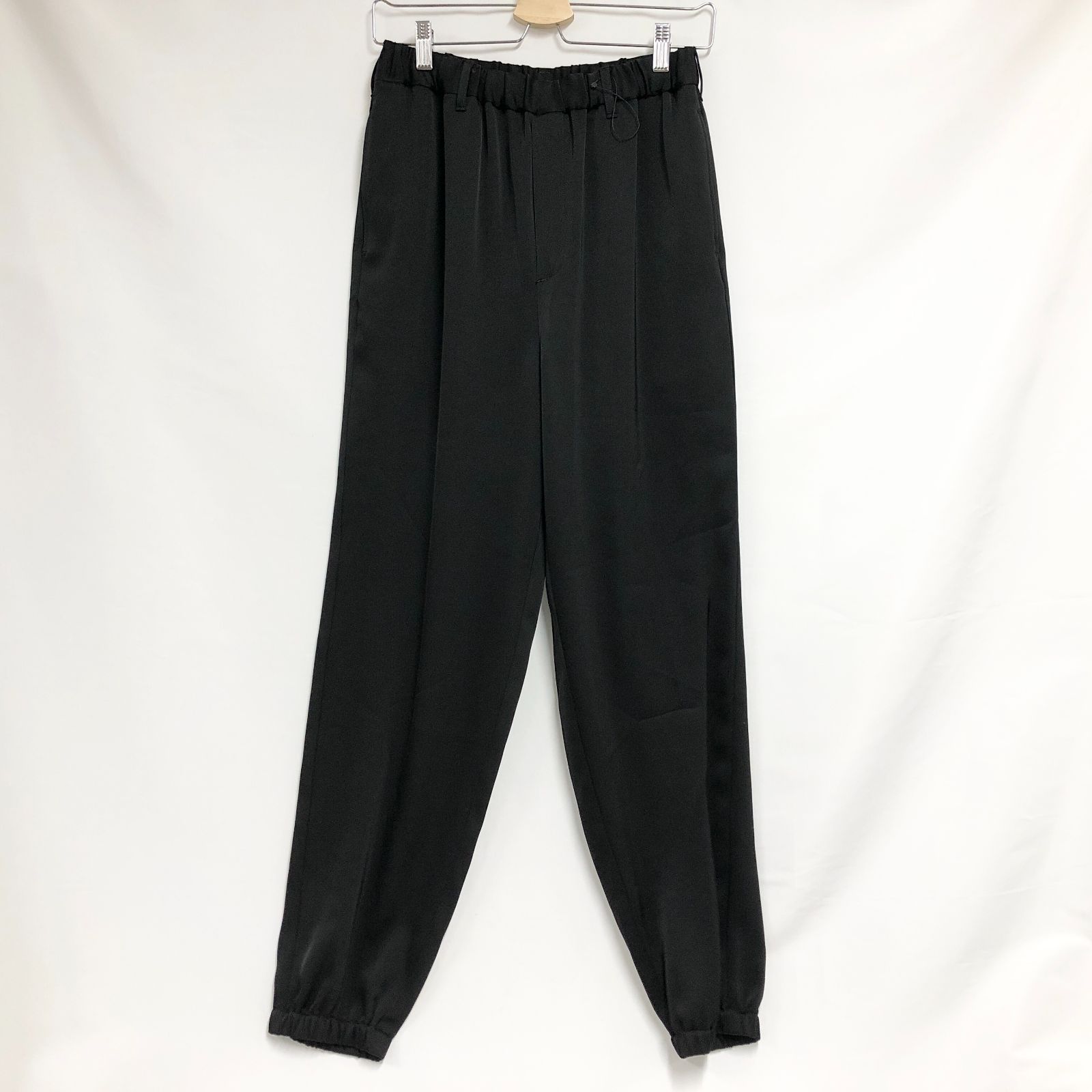 OBSIDIAN オブシディアン ストレッチサテン イージーパンツ M ブラック