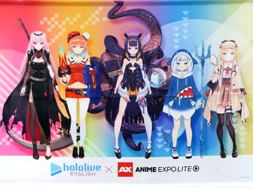 中古】タペストリー(大型) ホロライブEnglish コラボB2タペストリー