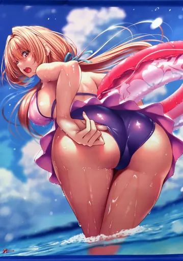 タペストリー 大型 柊紗乃 海 ピロ水 B 1タペストリー