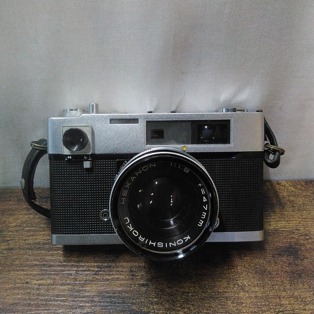 フィルムカメラ 昭和レトロ コニカ 「KONICA Auto S (現状品)」電池が