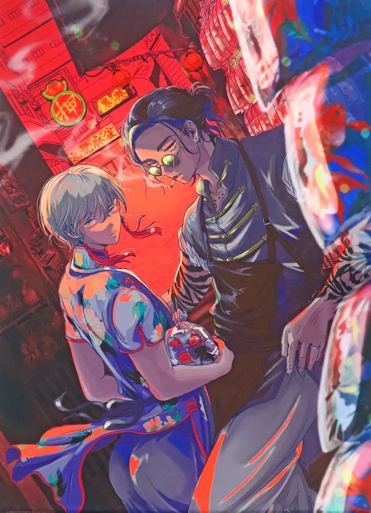 タペストリー 劣情イラスト 春雷と蜜 B 1タペストリー ＆.Emo 3周年記念 カワセルくじ乙女部 S賞