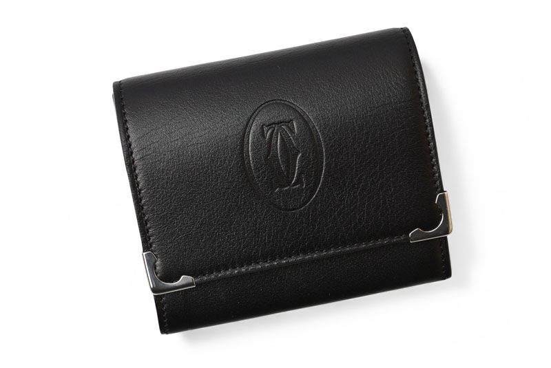 カルティエ コインケース Cartier スクエア コインパース マスト ドゥ