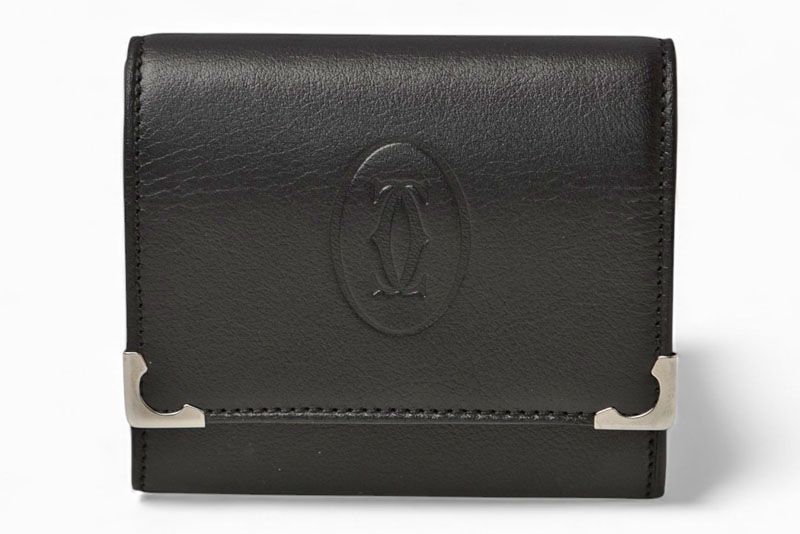 カルティエ コインケース Cartier スクエア コインパース マスト ドゥ