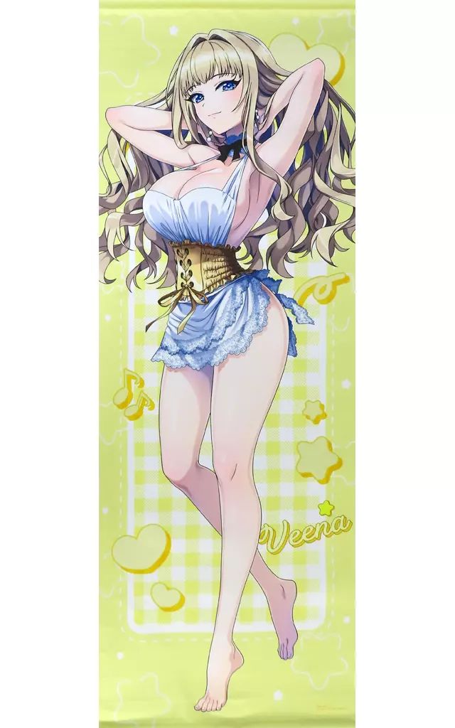 タペストリー ヴィーナ 綺羅星神奈 描き下ろし等身大タペストリー エプロンver. ドルフィンウェーブ×ドン キホーテ 第3弾