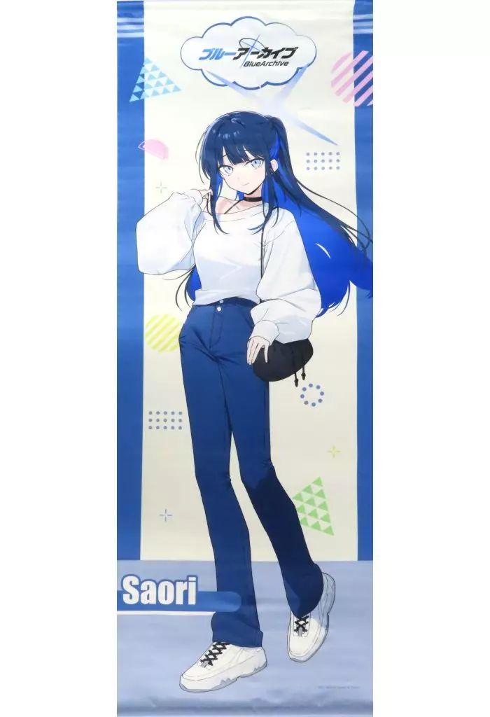 ブルーアーカイブ POP UP SHOP 特大タペストリー 錠前サオリ 中古】タペストリー 錠前サオリ 特大タペストリー 「ブルーアーカイブ
