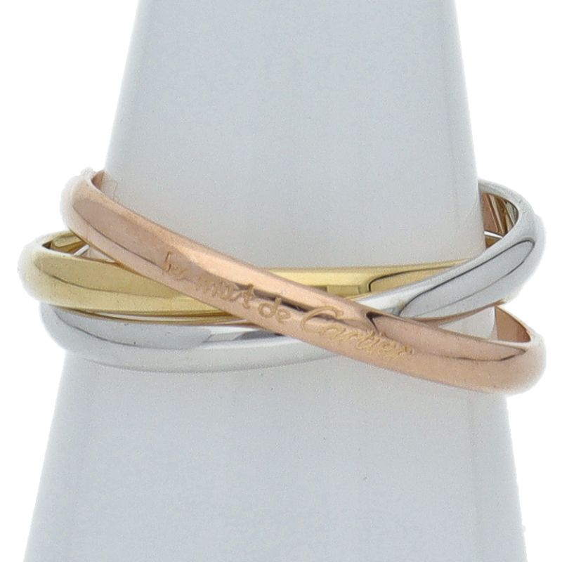 カルティエ トリニティリングSM 9 K 18 3 レディース