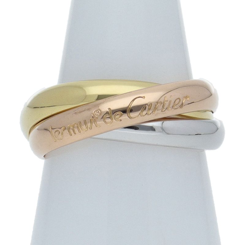 カルティエ トリニティリング 13 K 18 3 レディース