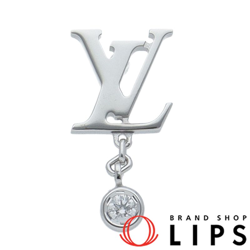 ルイ ヴィトン ピアス イディール ブロッサム Q 96544|D 0.03 ct K 18 WG レディース