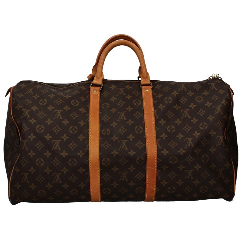 美品　LOUIS VUITTON 付属品付き キーポル55 ボストンバッグ ルイ・ヴィトン キーポル55 M41424 モノグラム レディース ボストン