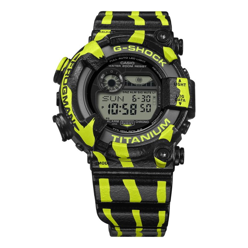 G-SHOCK ジーショック GW-8200 TPF-1 JR フロッグマン FROGMAN ブラック イエロー ミスジヤドクガエル