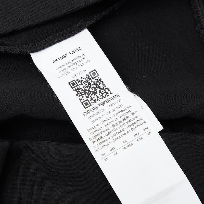  アルマーニ スウェット トレーナー サイズ XS ブラック コットン ポリエステル メンズ ARMANI 1 0242165 その他 メンズ