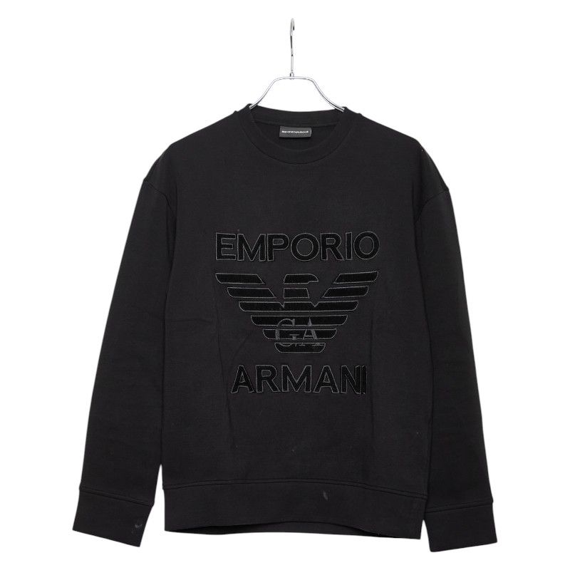 アルマーニ スウェット トレーナー サイズ XS ブラック コットン ポリエステル メンズ ARMANI 1-0242165