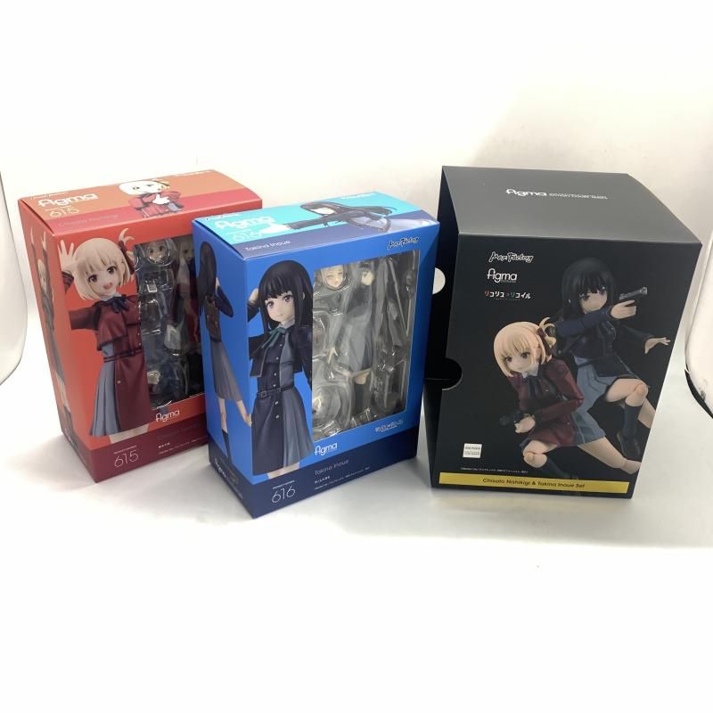 中古】【特典付】マックスファクトリー figma 錦木千束＆井ノ上たきな