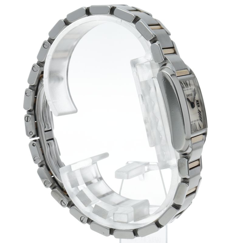 カルティエ　タンクフランセーズ コンビ　SS×YG　W51007Q4　2連コマ カルティエ タンクフランセーズSM ウォッチ コンビ W51007Q4 箱 保証書