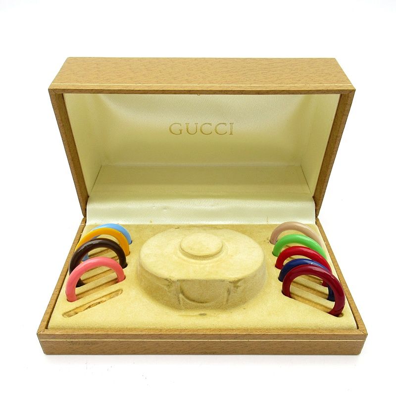 グッチ チェンジベゼル レディース時計 1100-L 箱 ベゼル×9 GP