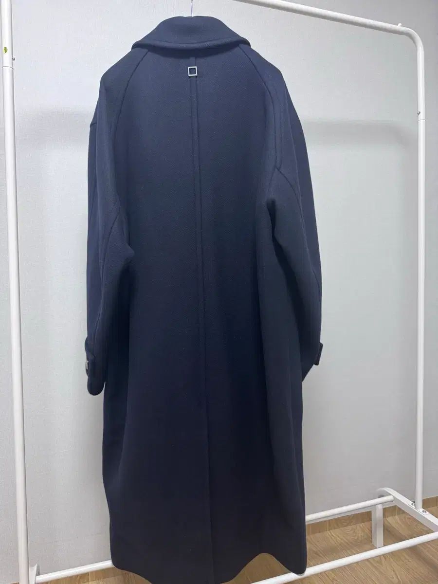 ウーヨンミ 24 FW 168 ネイビー バルマカーン コート 48