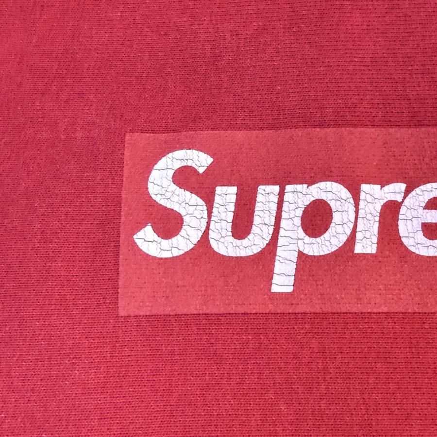 美品】シュプリーム Supreme 25SS／ Washed Box Logo Crewneck