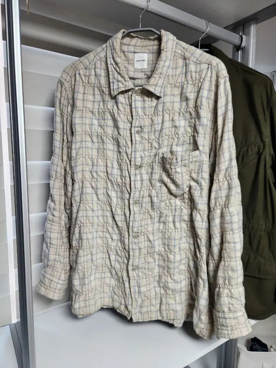 サージュデクレ Sage de cret シューリンク オープン カラー シャツ Lサイズ