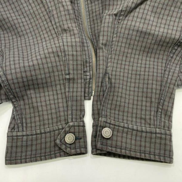 STUSSY Check Garage Jacket グレー XL ステューシー[24]