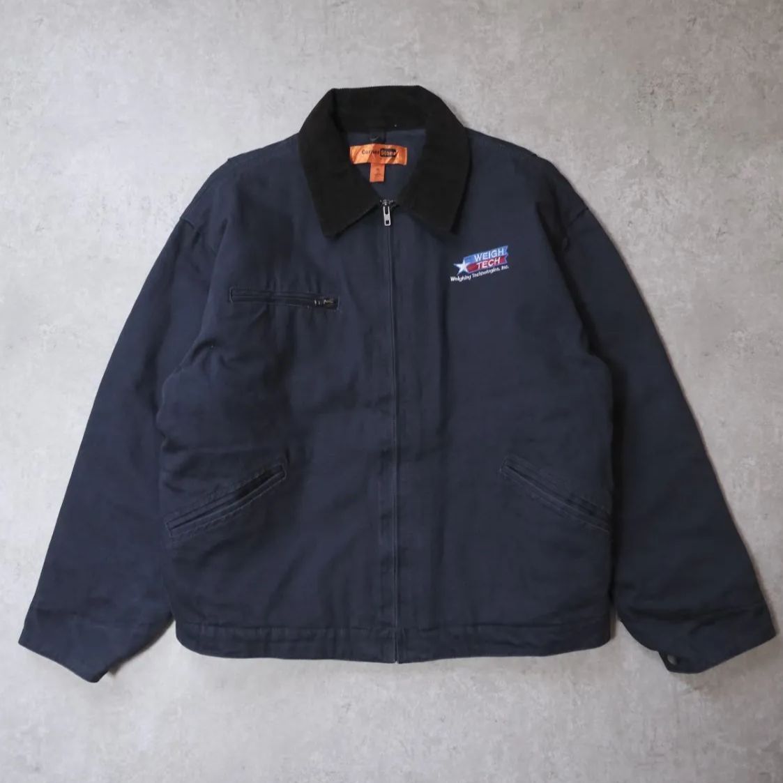 Corner Stone】ダックジャケット／デトロイト 企業ロゴ刺繍 - メルカリ