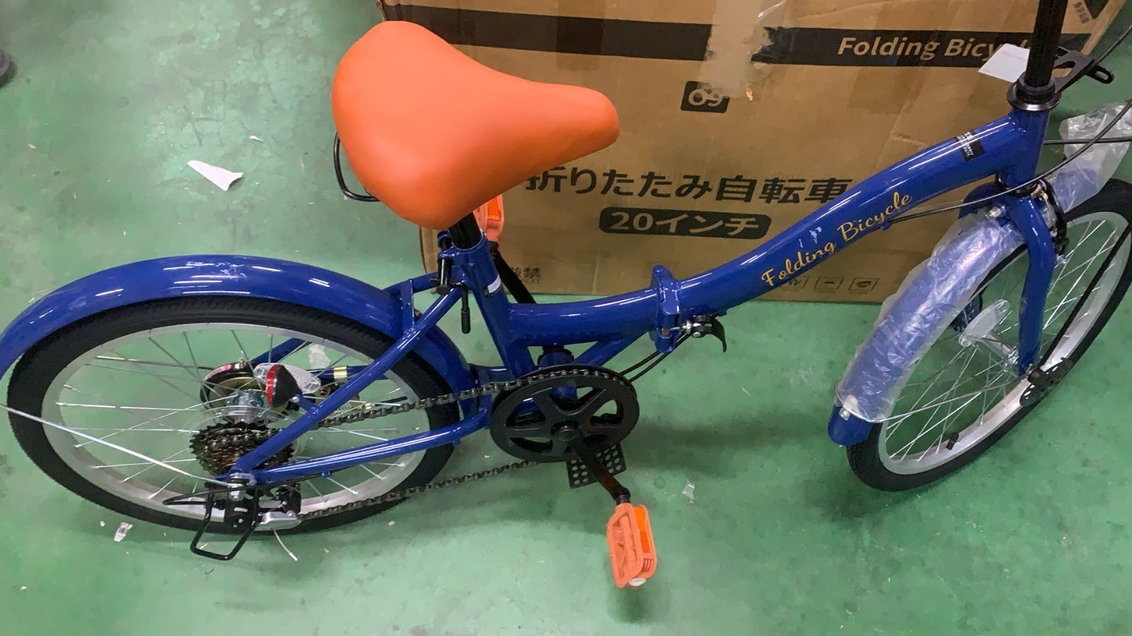 Mixiu 折りたたみ自転車 P-O9A シマノ 7段変速 20インチ--524990